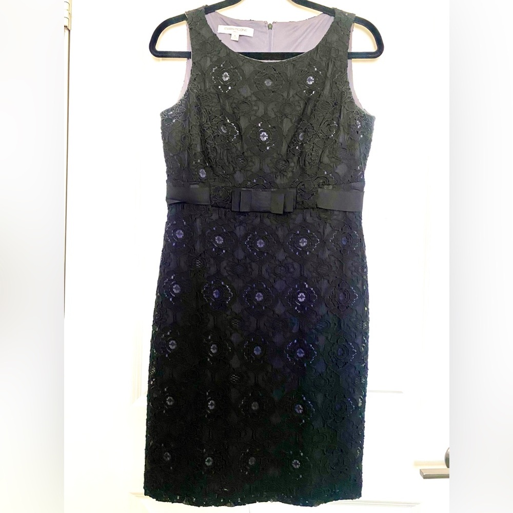 Vintage Evan-Picone Little Black Dress